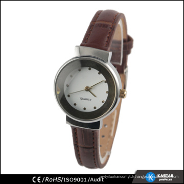 Personnalisé votre propre montre en acier inoxydable montre arrière structure résistant à l&#39;eau